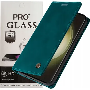 Pouzdro na mobilní telefon Flipové pouzdro Audioimp pro Samsung, Galaxy A53 5G, zelené