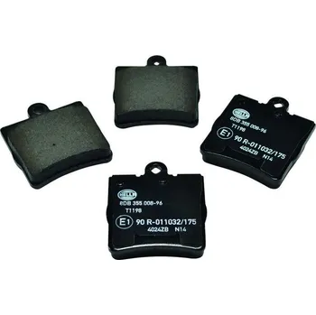 Brzdová destička Sada brzdových destiček, kotoučová brzda HELLA 8DB 355 008-961