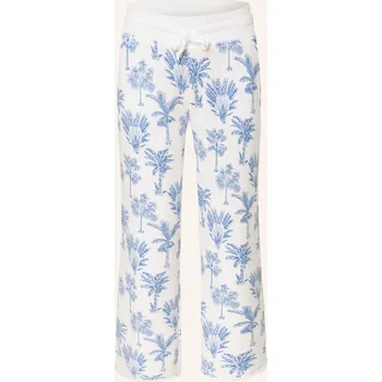 Juvia Dámské 7/8 Tepláky Merle, bílá / modrá, 34