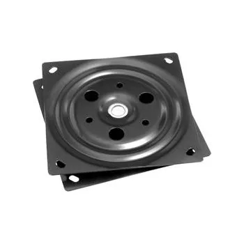 Nábytkové kování GTV Točna kovová, čtvercová 175x175 mm, černá