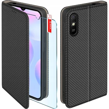 Pouzdro na mobilní telefon Flipové Pouzdro KrainaGSM pro Xiaomi Redmi 9A černé