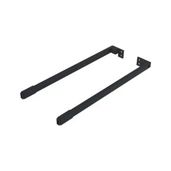 Nábytkové kování GTV Zábradlí AXIS PRO , podélné, L=400 mm, čtvercové, černé