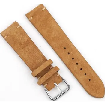 Řemínek na hodinky BSTRAP | BStrap Suede Leather reminek na Garmin Vivoactive 4s, brown (SGA011C02)