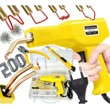 Svářečka SVAŘOVACÍ STROJ NA PLASTY SVÁŘEČKA silná sada SEŠÍVAČKA PÁJEČKA 200 sponek