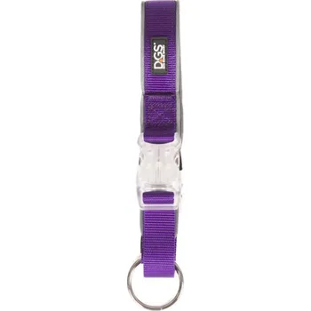 Vodítko pro psa Psí obojek se světlem Dog Gone Smart Purpurová (Velikost L)