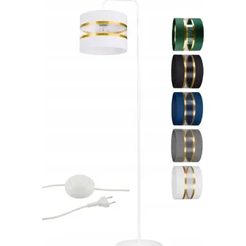 Stojací lampa Stojací lampa LED-ONE loftová podlahová s kohoutkem patice E27 30 W bílá