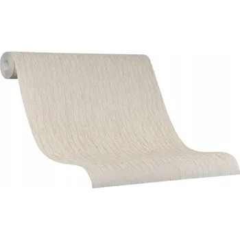 Tapeta BÉŽOVÁ VINYLOVÁ TAPETA NA VLIESU S OZDOBNÝM VZOREM