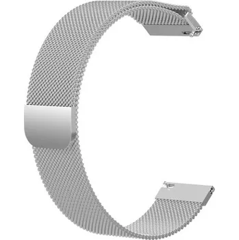 Řemínek na hodinky BSTRAP | BStrap Milanese reminek na Garmin Vivoactive 5, silver