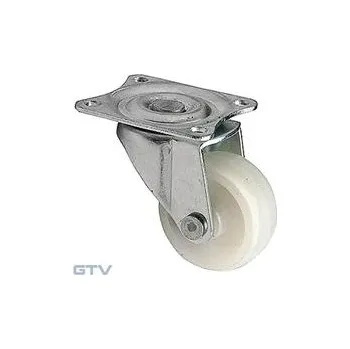 Pojezdové kolečko GTV Nábytkové kolečko s ložiskem fi 30 mm bílé plast