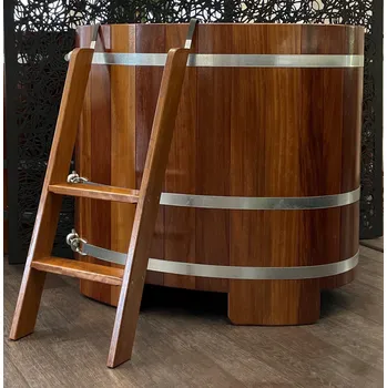 Blumenberg Ochlazovací káď kambala 130x79 cm (483 l) Nátěr kádě: pro vnitřní použití, Obruč kádě: standardní, Přepad kádě: vnitřní