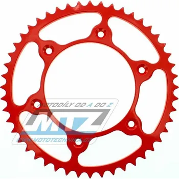 Řetězová sada pro motocykl Rozeta ocelová (převodník) 0210-48zubů ESJOT ULTRALIGHT 50-32045-48-LR Offroad (červená) - Honda CR125+CR250+CR500+CRF250R+CRF250X+CRF450R+CRF450X+CRF450RX +CRF450L + CRM250+CRF150F + CRF230F / 03-19 95-0210-48-LR