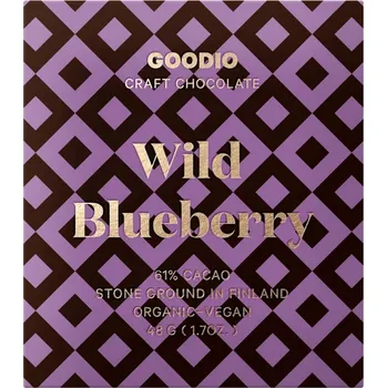 Čokoláda Goodio Bio čokoláda Wild Blueberry 61% / bean-to-bar