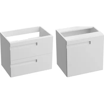 Šatní skříň Skříň LAVITA FLORYDA 60 x 39 x 50 bílá lesklá s košem Cargo