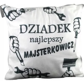 Povlak na dekorativní polštářek POVLEČENÍ NA POLŠTÁŘ 40x40 DÁREK KE DNI BABIČKY A DĚDEČKA POVLAK NA POLŠTÁŘEK