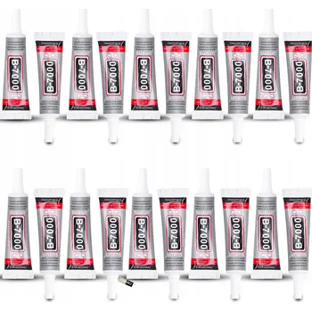Průmyslové lepidlo 20x Montážní lepidlo B-7000 15ml univerzální silné LCD pro displeje a skla