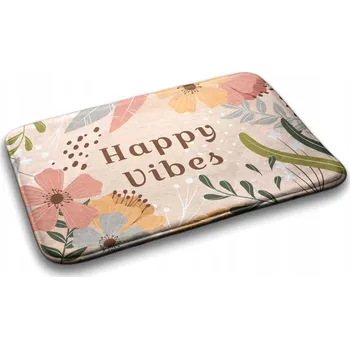 Koupelnová předložka Protiskluzová koupelnová předložka s květinovým vzorem