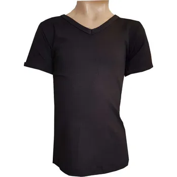 FARMERS® Dámské tričko V BAMBUS hnědé krátký rukáv Velikost: S dámské