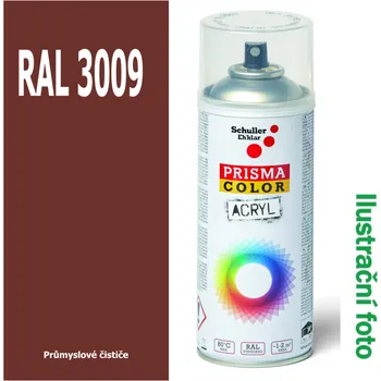 Barva ve spreji Schuller Eh'klar Sprej oxid.červený lesklý 400ml odstín RAL 3009 barva oxid.červená lesklá, 91335