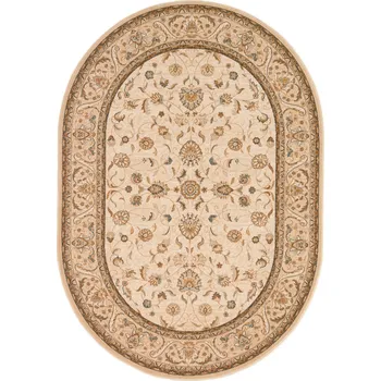 Koberec Oválný koberec vlněný Dywilan Omega Aries Perla 2 béžový Rozměr: 170x235 cm
