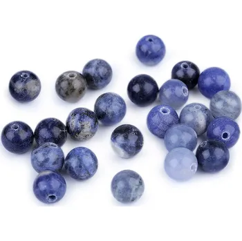 Korálek Minerální korálky Sodalit Ø8 mm, Balení 45 ks, Varianta sodalit