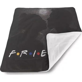 deka Sablio Dětská deka pro miminko Seriál přátelé FRIENDS Polibek - 80x100 cm