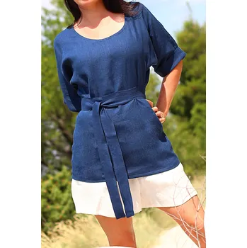 Dámská halenka Lotika 100% lněná tunika Lotika Premium quality 801690