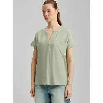 Dámské oblečení Halenka s&nbsp;krátkými rukávy - S - House - vybledlé zelené - 029DT-07X