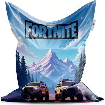 Sedací pytel Sablio Sedací vak Classic FORTNITE Off-road auta - 150x100 cm