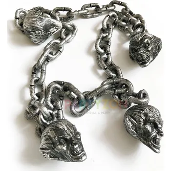 Karnevalový doplněk Plastový řetěz pro Krampuse