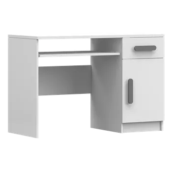 Dětský stůl Nábytek PEGAS s.r.o. Psací stůl SMYK I - 08, Bílá Mat/Šedá