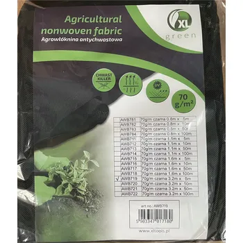 Mulčovací textilie Netkaná textilie 70g/m² černá 3,2m x 5m MULČOVACÍ UV