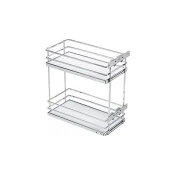 GTV MovixPro boční nákladní koš, 2 police, pro skříňku 500 mm, bez vodítek