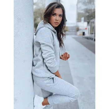 Dámská mikina J.Style BX5297 dámská mikina s kapucí světle šedá XL