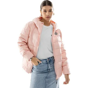 SIROKO Voděodolná prošívaná bunda ženy Hokkai-W Růžová 2XL RŮŽOVÁ