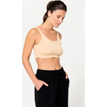 Podprsenka DECATHLON Dámská podprsenka lehce zpevňující L BÉŽOVÁ