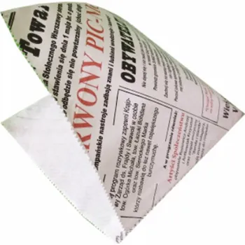 Jednorázové nádobí Papírová kapsa na kebab/burger 17/16cm 1000ks