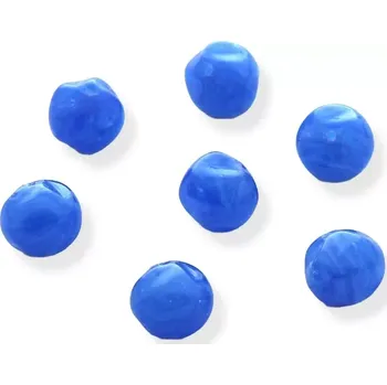 Korálek Korálky skleněné modré - 15 ks