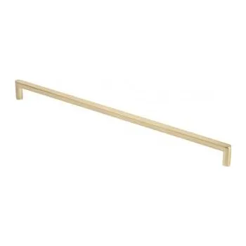 Nábytkové kování GTV Nábytková rukojeť NYXA, C=320 mm, L=330 mm, ZnAl, broušené zlato