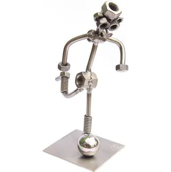 Kovová figurka - Fotbalista 17 cm