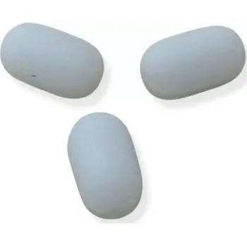 Korálek Korálky skleněné mléčné válcovité - 4 ks