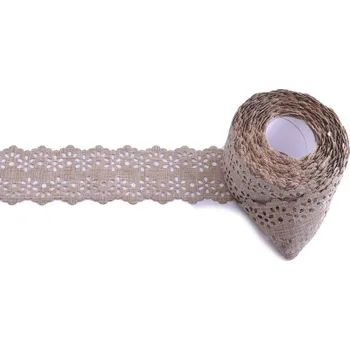 Stuha Stuha se lněným vzhledem 50 mm - 1m