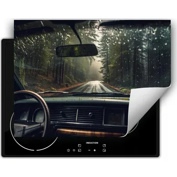 Obraz Ochranná podložka pod indukční varnou desku dekorativní, rolovací do kuchyně, potisk 80x52 wm0302