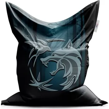 Sedací pytel Sablio Sedací vak Classic Zaklínač V lese - 150x100 cm