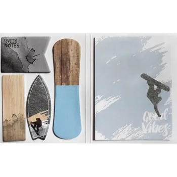 Blok Samolepicí bločky Incood NOTES lepené pastelové bločky poznámkový blok 20 listů