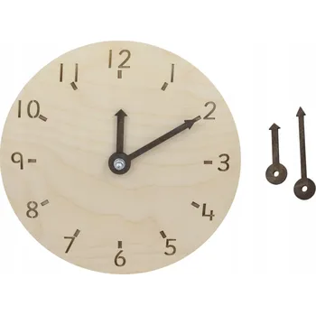 Hodiny VZDĚLÁVACÍ HODINY PRO DĚTI, LEHKÉ, 27 cm - Učení hrou, do školy, tmavé