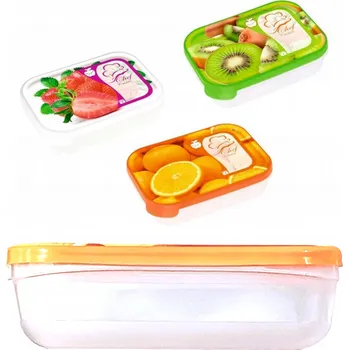Dóza na potraviny OBDÉLNÍKOVÁ DÓZA NA POTRAVINY 1,2L 20x15x6cm CUSINE FRUIT DESIGN HOGAR