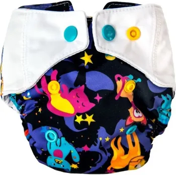 látková plena Mommy Mouse AIO Newborn na SZ - Sleeping cats