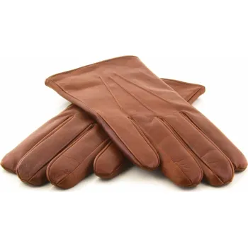 Rukavice Carlsbad Hat Co. Pánské zrzavé zimní rukavice s kašmírem - Carlsbad Hat Velikost Rukavice: 9,5 (L)