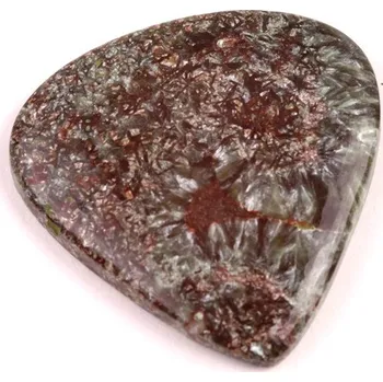 Korálek Kabošon Seraphinite č.3965 (45x44x7mm)