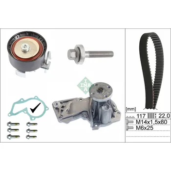 Vodní pumpa + sada ozubeného řemene INA 530 0605 30